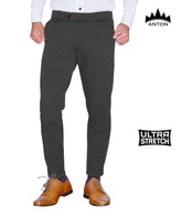 Casual Trouser Dark Grey - Anton India