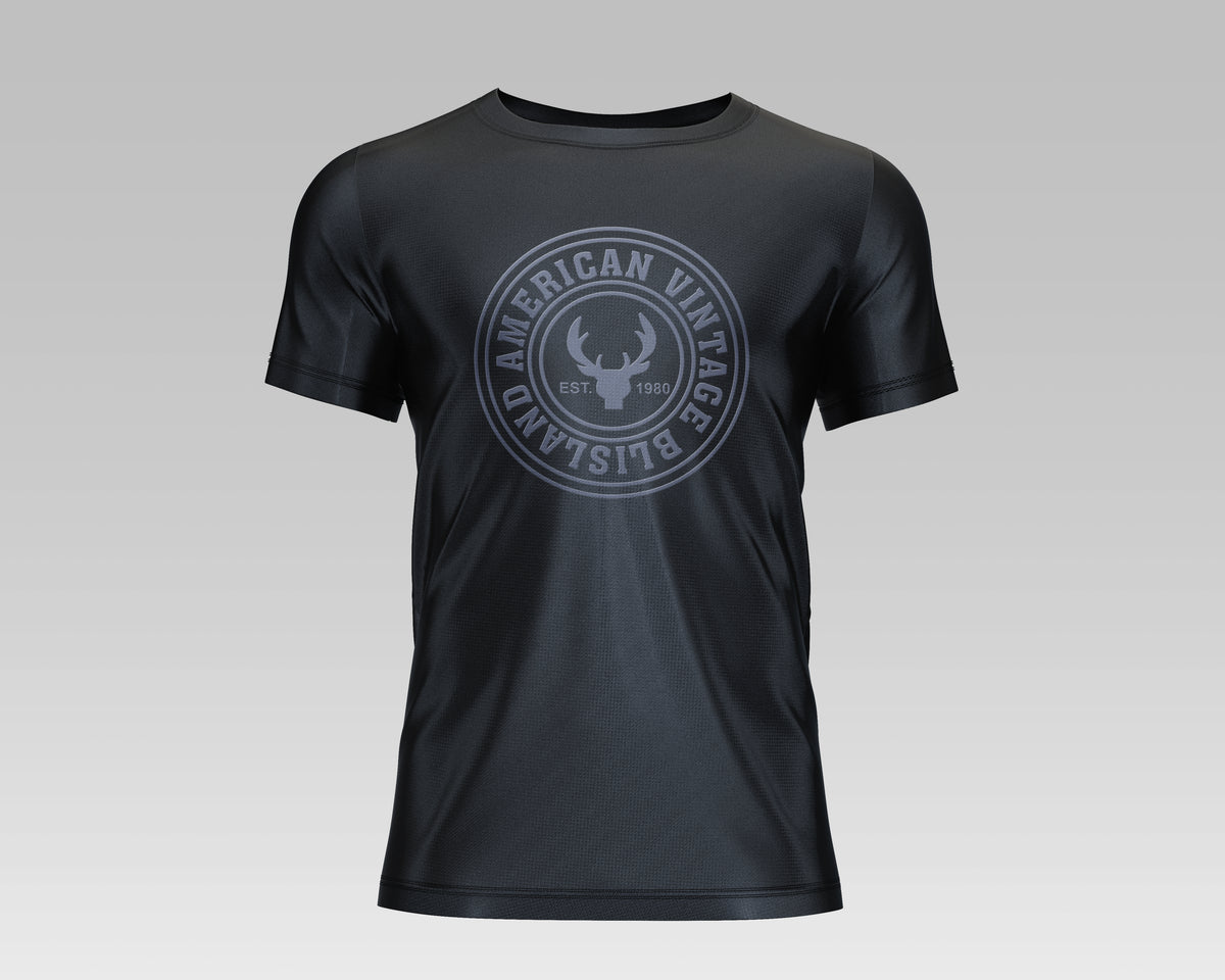 Black Cotton T-Shirt - Anton India