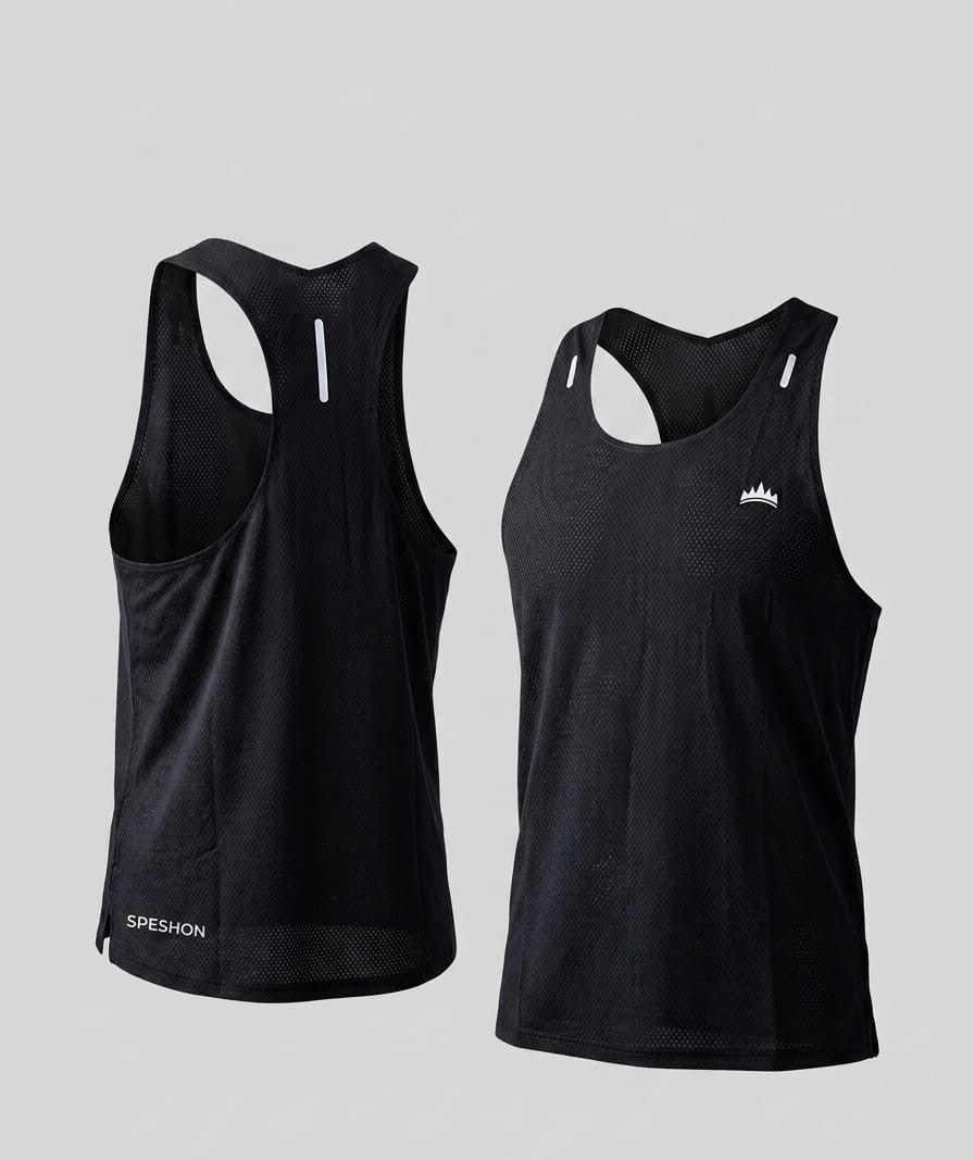 Elite Titan Black singlet
