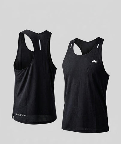 Elite Titan Black singlet