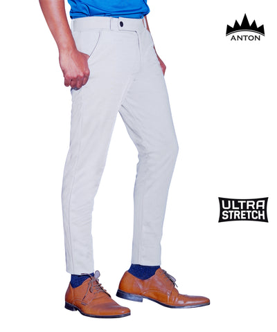 Casual Trouser Light Grey - Anton India